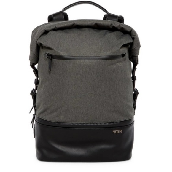 Tumi Other - Tumi Barton Roll Top Laptop Grey Backpack